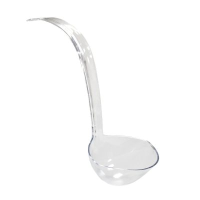 5 oz. Clear Plastic Ladle - 24 pk.