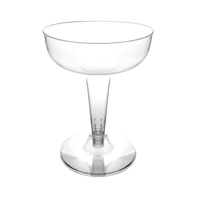 Party Essentials Plastic Champagne Glasses, 4 oz. (400 ct.)