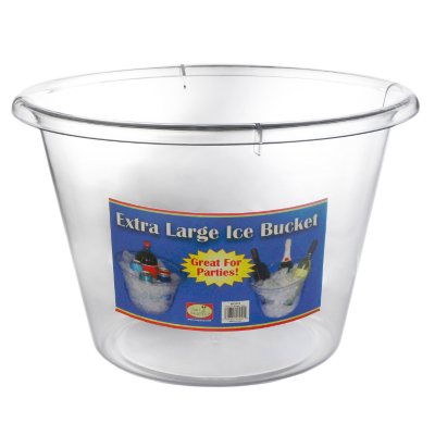 Clear Party Ice Buckets - XL - 3 ct.