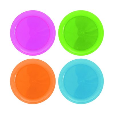 Neon Assorted Party Plates - 7.5" - 480 ct.