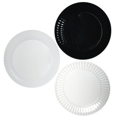 Deluxe Plastic Buffet Plates - 9" - 168 ct.