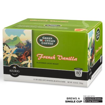 Green Mountain Coffee French Vanilla K-Cup Packs - 80 ct.