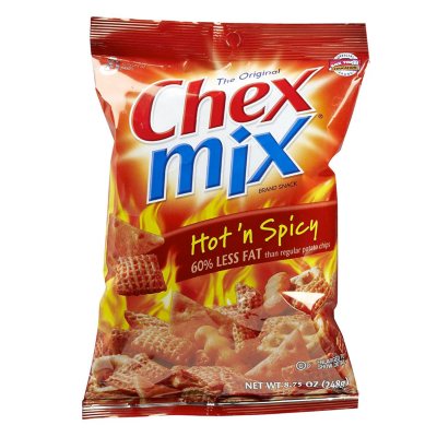 Hot and Spicy Chex Mix Peg Bag - 3.75 oz. Bag - 16 ct.