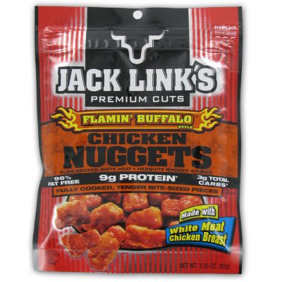 Jack Link's Buffalo Chicken Nugget Peg Bag - 3.25 oz. Bag - 8 ct.