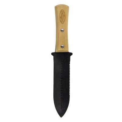 Sun Joe Hori-Hori Garden Landscaping Digging Tool with Carbon Steel Blade & Sheath