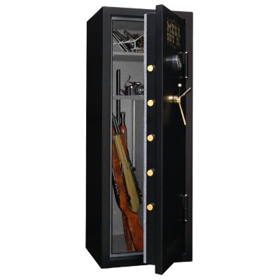 Mesa Safe All Steel MBF5922E 7.6 cu. ft. Capacity 14 Gun Burglary & Fire Safe with a High Security Electronic Lock