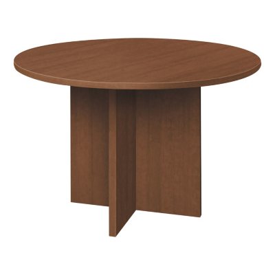 UPC 191734881161 product image for HON Foundation Round Conference Table, 47 Dia x 29 1/2h, Shaker Cherry | upcitemdb.com