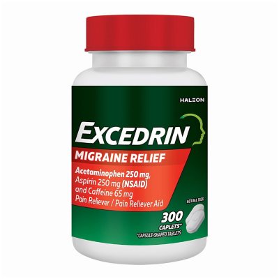 UPC 300672177339 product image for Excedrin Migraine Coated Caplets (300 ct.) | upcitemdb.com