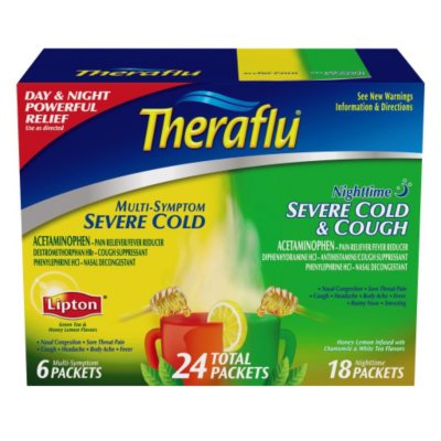 UPC 300677919248 product image for Theraflu Day & Night Severe Cold (24 Total Packets) | upcitemdb.com