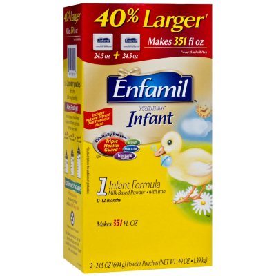Enfamil Premium Infant Formula - Powder Pouches - 2/24.5 oz.