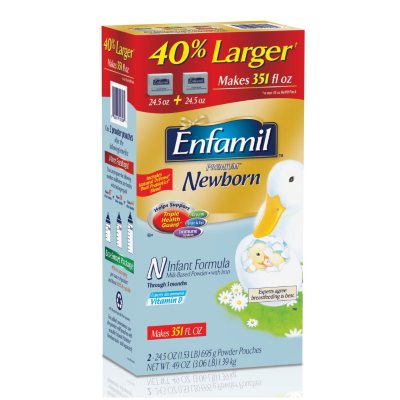 Enfamil Premium Newborn Formula - Powder Pouches - 2/24.5 oz. - 2pk.