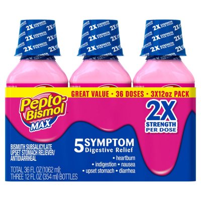 UPC 301490371572 product image for PEPTO BISMOL MAX 36OZ TRIPLE PACK | upcitemdb.com