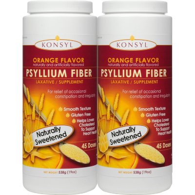 UPC 302241852807 product image for Konsyl Psyllium Fiber, Orange (538 grams - 2 pk.) | upcitemdb.com