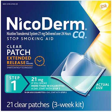 NicoDerm CQ Clear Step 1 21mg  148224
