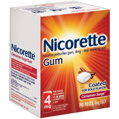 Nicorette® Cinnamon Surge™ Gum - 4mg/190 ct.