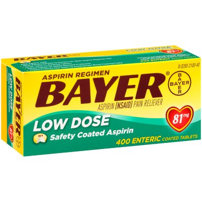 UPC 312843525801 product image for Bayer Low Dose Aspirin Regimen - 400 ct. | upcitemdb.com