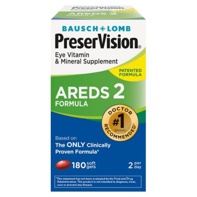 UPC 324208697696 product image for Bausch + Lomb PreserVision AREDS 2 Formula Supplement (180 ct.) | upcitemdb.com