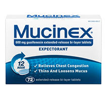 UPC 363824008271 product image for Mucinex Expectorant - Regular Strength - 72 ct. | upcitemdb.com