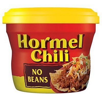 Hormel Plain Chili Micro Cup - 7.38 oz. Cup - 12 ct.
