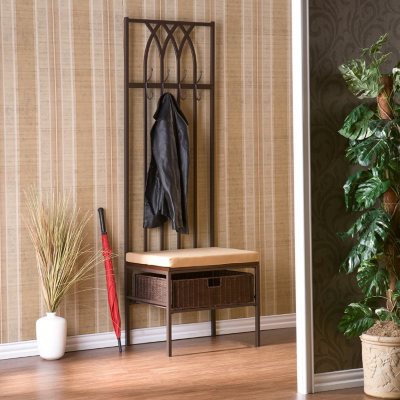 Aberdeen Hall Tree Entry Bench