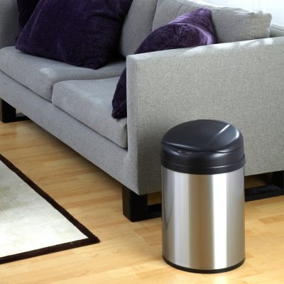 Nine Stars Sensor Trash Can - Stainless Steel - 8.2 gal. 