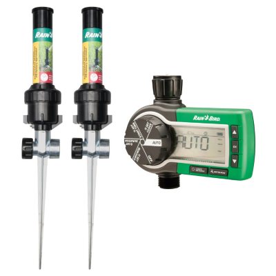 Rain Bird Spiked Rotors & Digital Timer