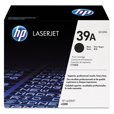 HP 39A Original Laser Jet Toner Cartridge, Black (18,000 Yield)