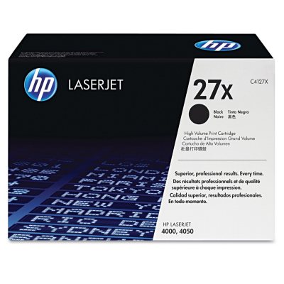 HP 27X Original Laser Jet Toner Cartridge, Black (10,000 Page Yield)