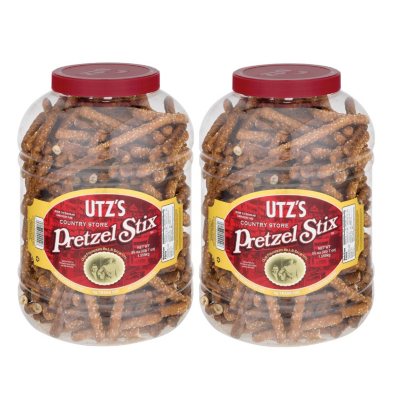 Utz Country Store Pretzel Stix Barrels - 55 oz. each - 2 pk.