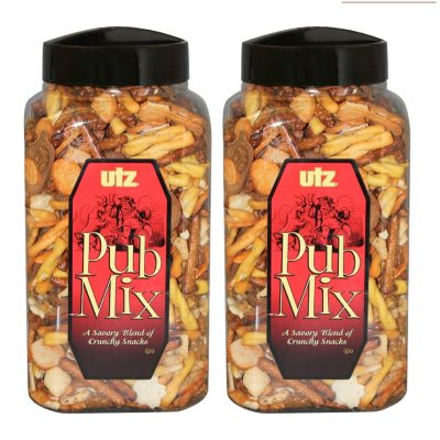 Utz Pub Mix Barrels 44 oz - 2 pk.