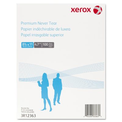 Xerox - Polyester Paper, 8-1/2 x 11, 4.7 mil, White - 100/Box