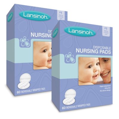 Lansinoh Disposable Nursing Pads, 2/60 ct.