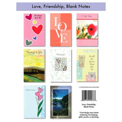Love, Friendship & Blank Cards - 12/6 pks.
