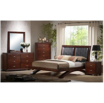 UPC 848853052421 product image for Zoe Bedroom Set with Padded Headboard - King - 4 pc. | upcitemdb.com