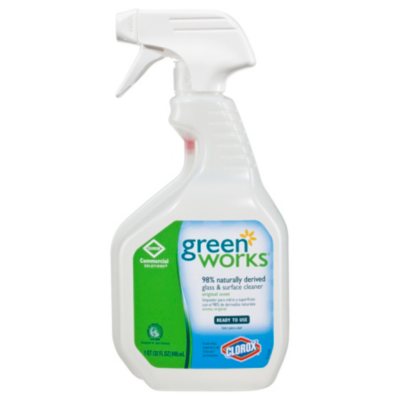 Green Works Glass & Surface Cleaner, Spray, Original (12 pk., 32 oz. Bottles)