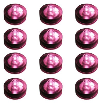 Water Proof LED Lights - Pink - 12 ct.
