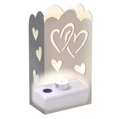 UPC 715844670721 product image for 24 ct. LumaLantern Luminaria Kit - Silver Hearts | upcitemdb.com