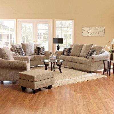 Chas Sofa Set - Graphite - 4 pc.