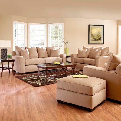 Angel Sofa Set - Khaki - 4 pc.
