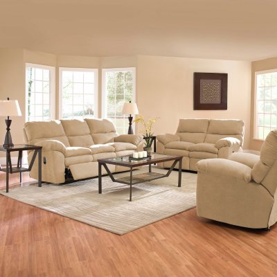 Jacob Reclining Set - Oatmeal - 3 pc.