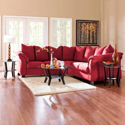 Beverly Sectional - Red - 2 pc.