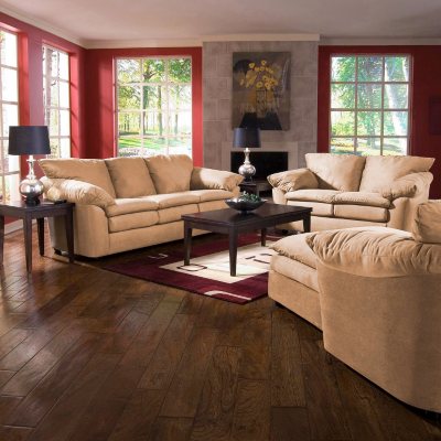 Tanner Sofa Collection - Camel - 4 pc. 