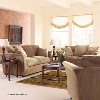 Kara Sofa set - Coffee - 3 pc.