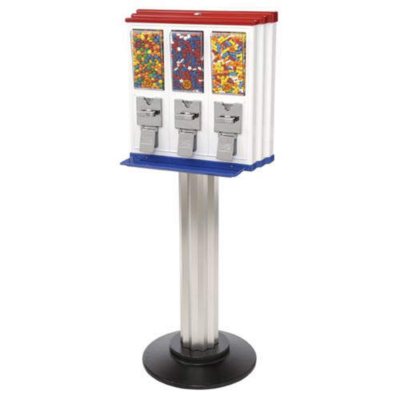 Northwestern Triple Play Vending Machine with Stand