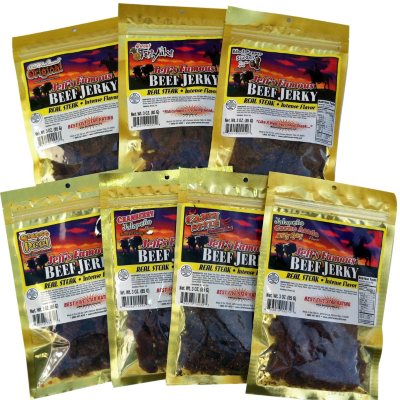 Jeff’s Famous Beef Jerky Variety Pack - 3 oz. - 7 bags
