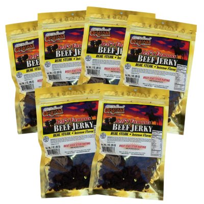 Jeff’s Famous Old Fashioned Original Beef Jerky - 3 oz. - 6 bags