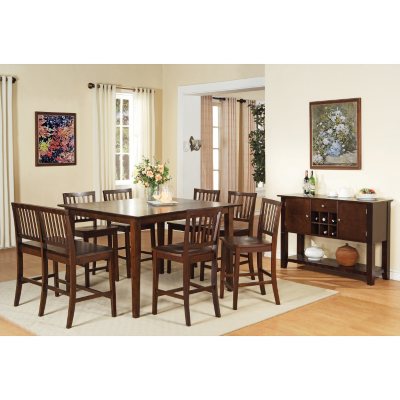 Ava Espresso Counter Height Set - 5 pc.