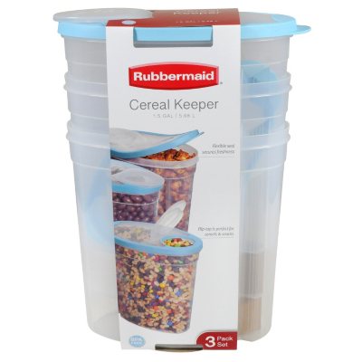 Rubbermaid Cereal Keeper 3-Pack - Assorted Colors - Sam's Club