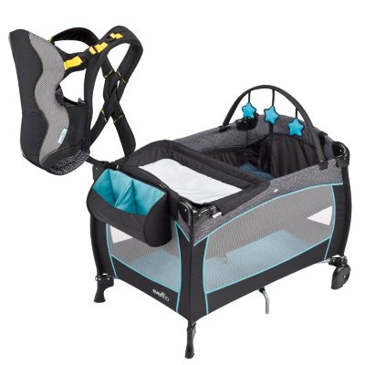 Evenflo Portable BabySuite 300 Playard / Soft Carrier Bundle - Koi - Free Standard Shipping