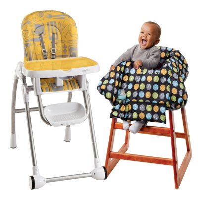 Evenflo Modern 200 Highchair / Multi-Use Cover Bundle - Tangerine - Free Standard Shipping